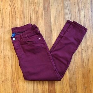 NWOT Arizona Jeans Co. Maroon Pants